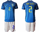 2020-21 Brazil 2 DANI ALVES Away Soccer Jersey,baseball caps,new era cap wholesale,wholesale hats